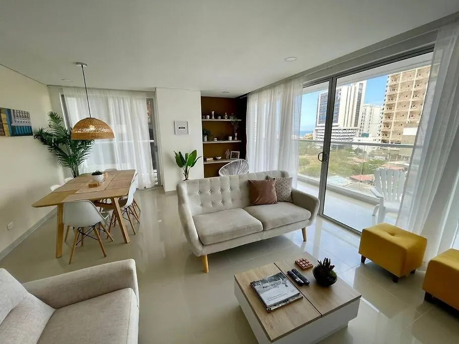 公寓 Moderno Y Amplio Apartamento Cerca A La Playa! Cartagena
